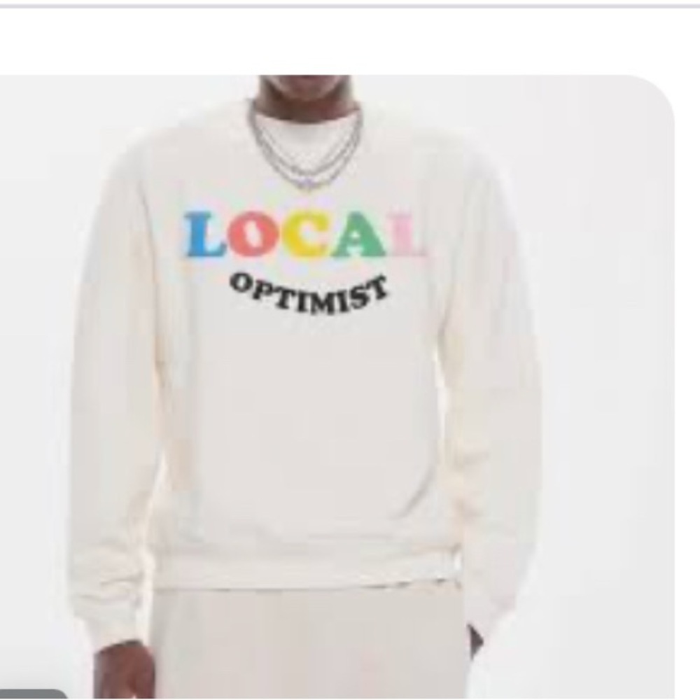 NWOT Madhappy Local Optimist Heritage Sweatshirt Sz XS